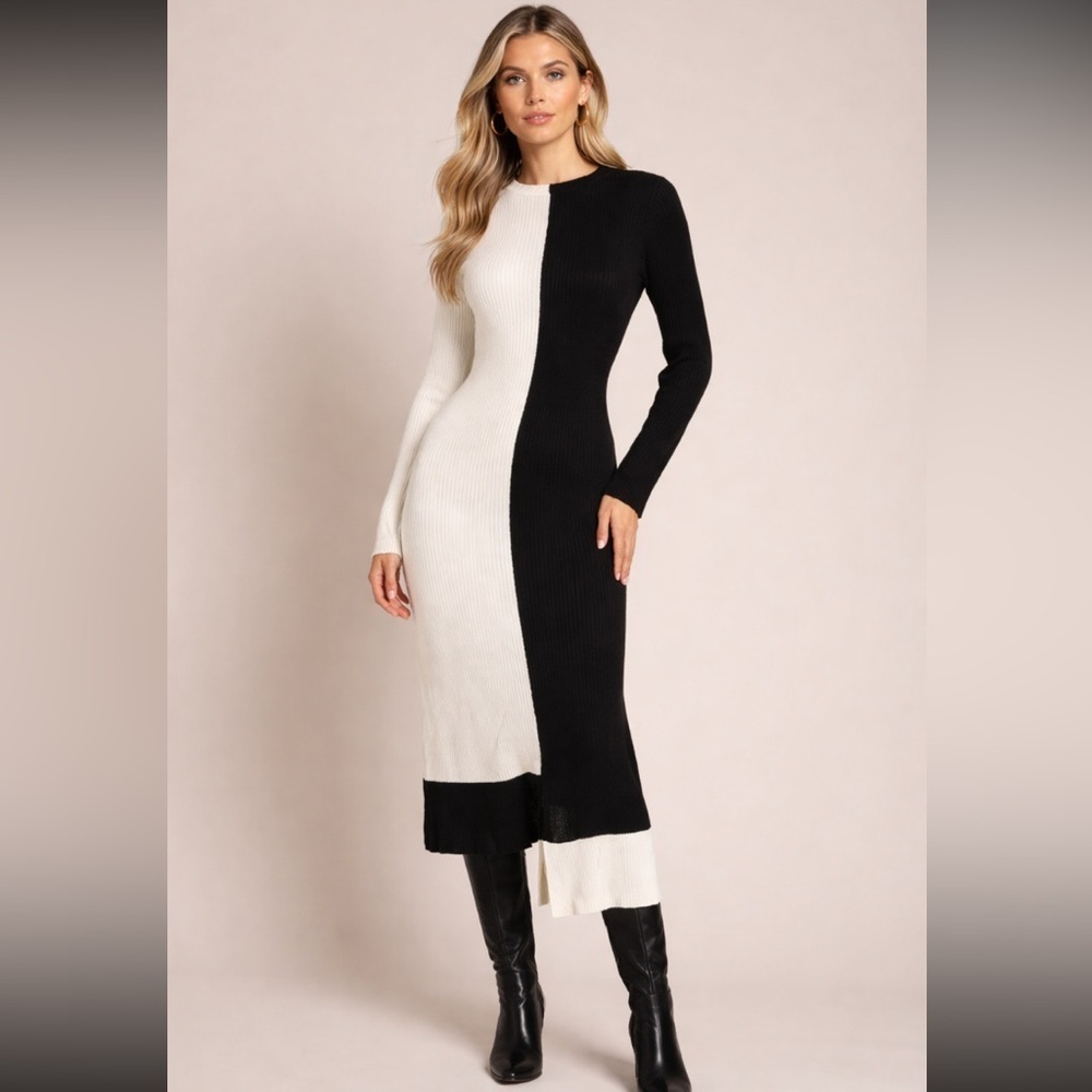 Front Row By Sarah & Goldy Women
Color block Casual Dress S